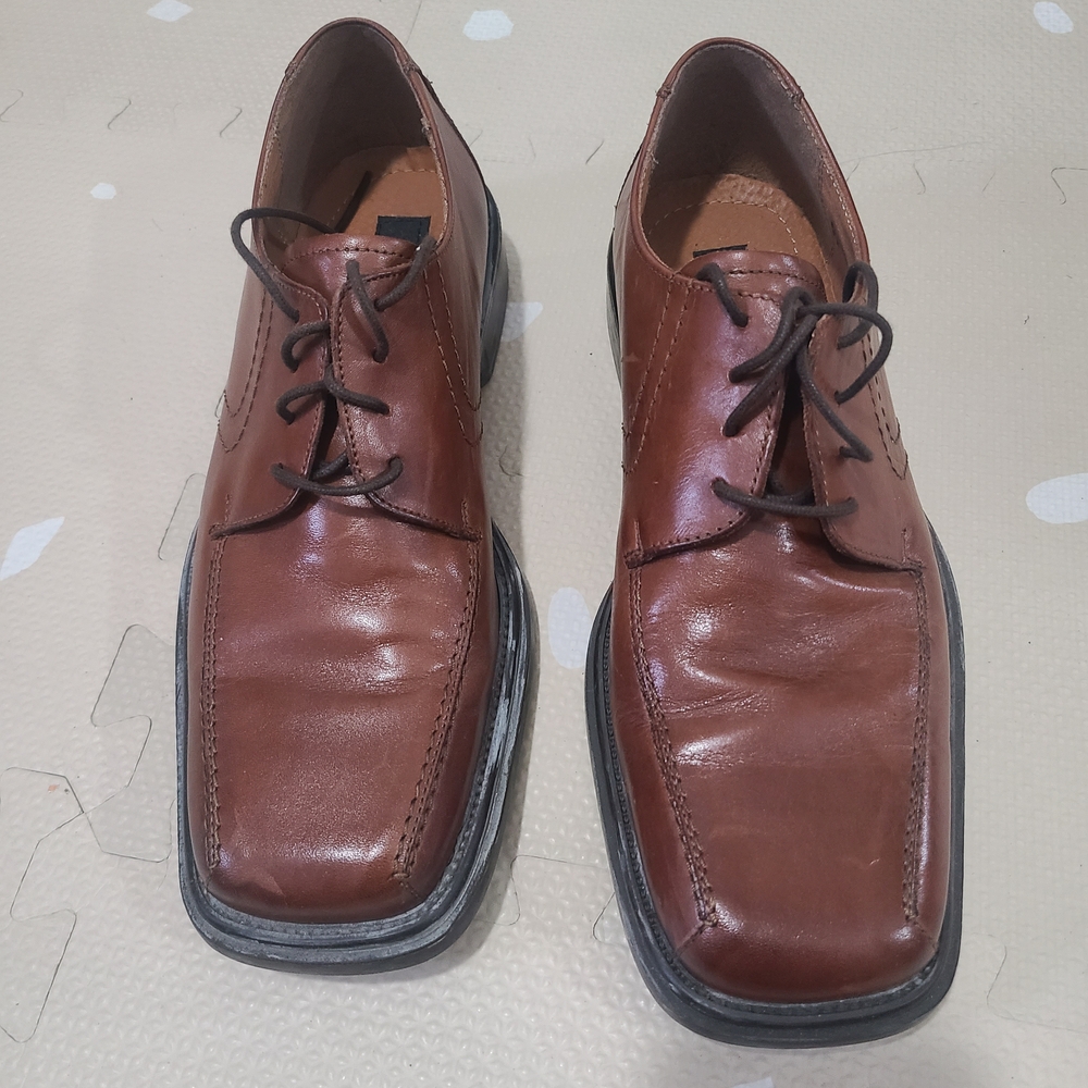 Alfani Brown Leather Men's Oxfords